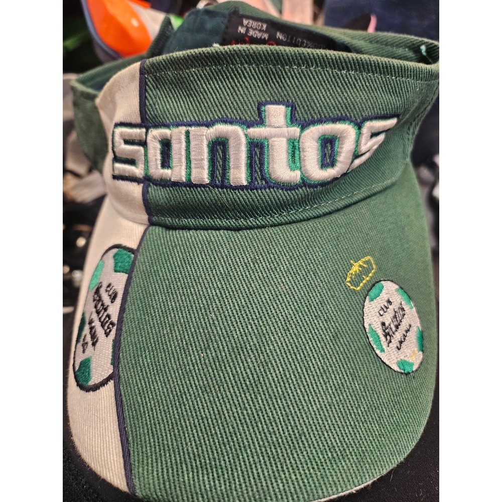 Vintage Santos Laguna Visor August Green White Mexican Soccer Liga MX Hat